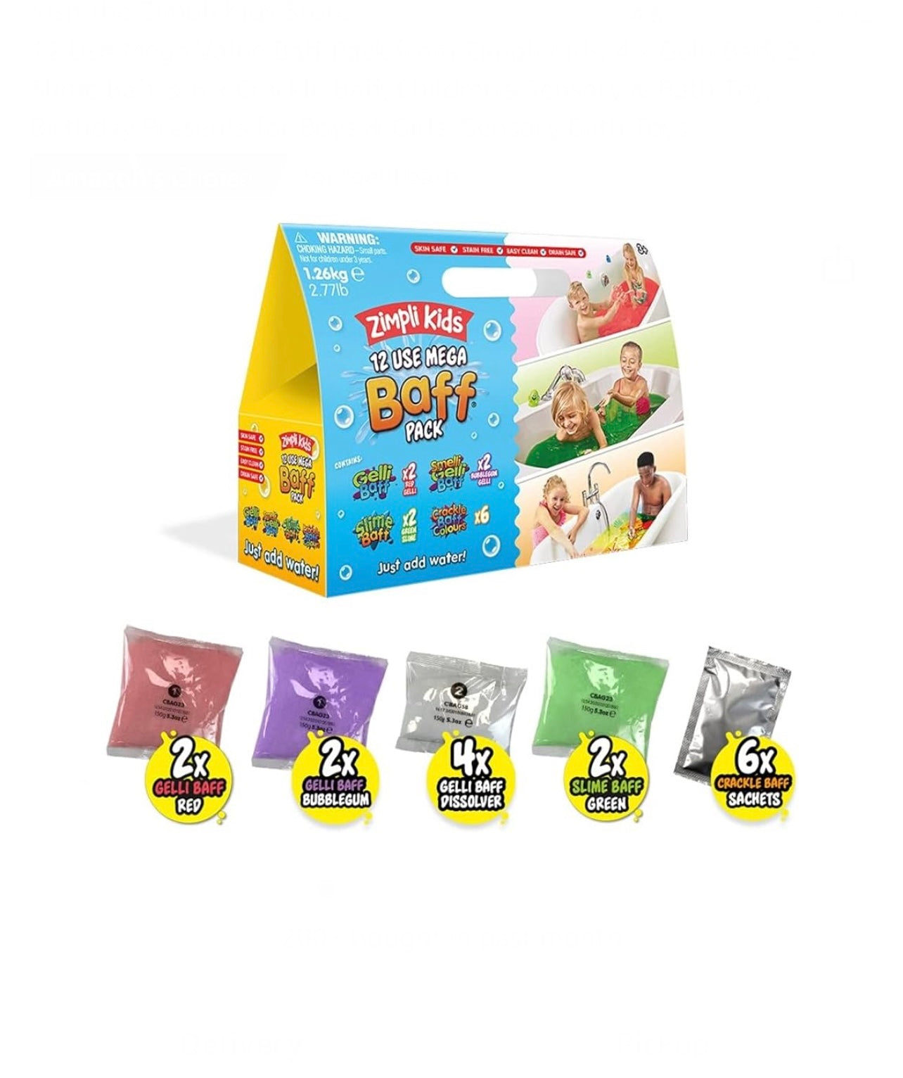 12 Use Mega Value Baff Pack