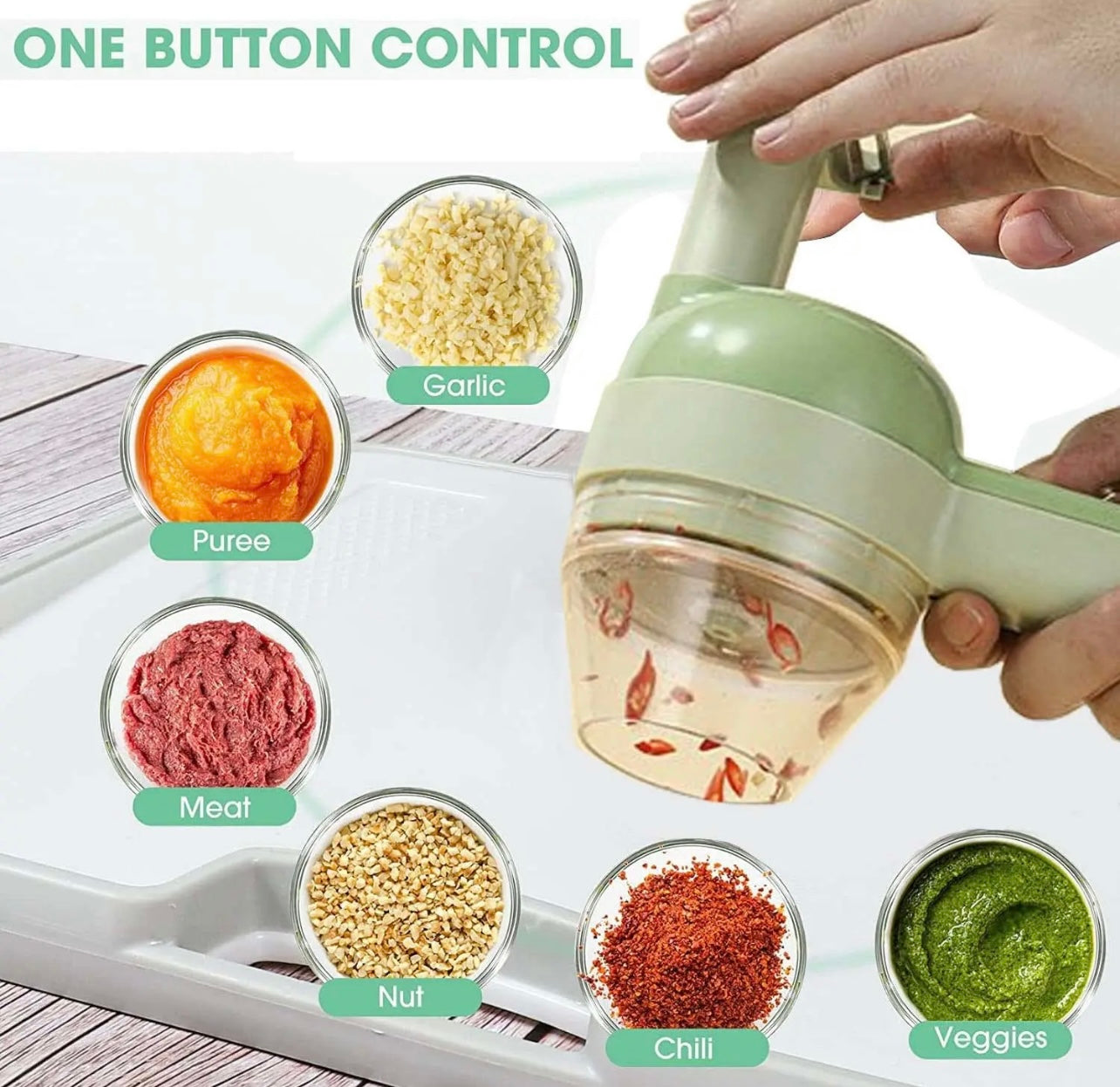 4 in 1 Electric Kitchen Chopper