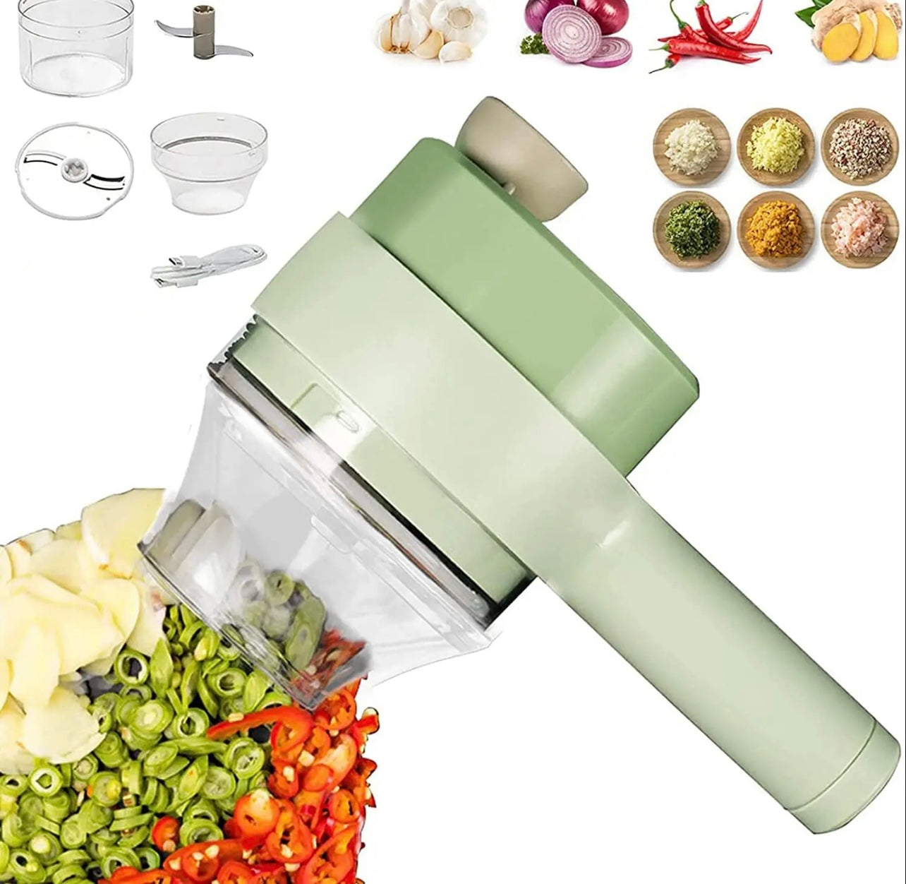 4 in 1 Electric Kitchen Chopper